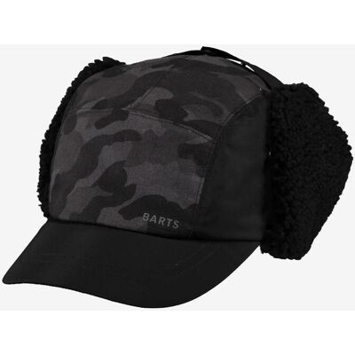 Casquette Barts Boise noir gris camouflage - Publicité Casquette Barts Boise noir gris camouflage - Publicité