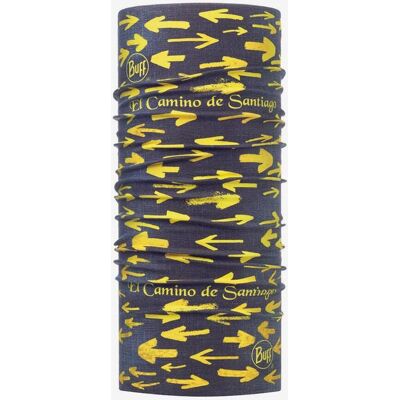 Buff Camino Coolnet UV+ Arrow Denim bleu foncé jaune - Publicité Buff Camino Coolnet UV+ Arrow Denim bleu foncé jaune - Publicité
