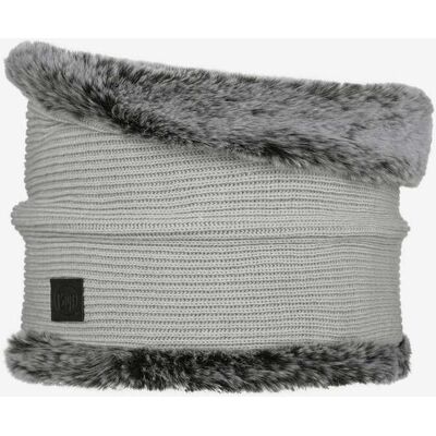Buff Knitted Neckwarmer Comfort Kesha Cloud gris clair femme - Publicité Buff Knitted Neckwarmer Comfort Kesha Cloud gris clair femme - Publicité