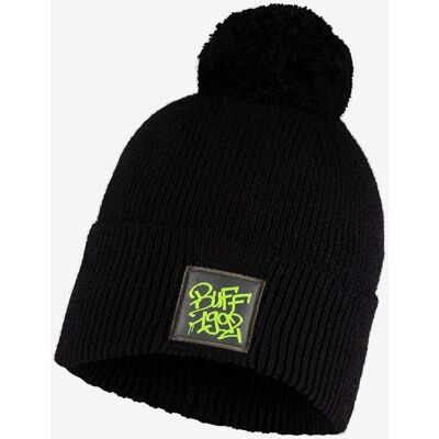 Bonnet Buff Knitted Deik noir enfant - Publicité Bonnet Buff Knitted Deik noir enfant - Publicité
