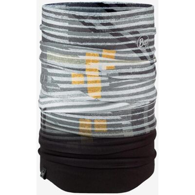 Buff Windproof noir gris orange - Publicité Buff Windproof noir gris orange - Publicité