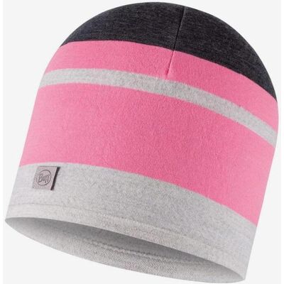 Bonnet Buff Merino Move gris clair rose - Publicité Bonnet Buff Merino Move gris clair rose - Publicité