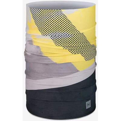 Buff Coolnet UV jaune gris noir - Publicité Buff Coolnet UV jaune gris noir - Publicité