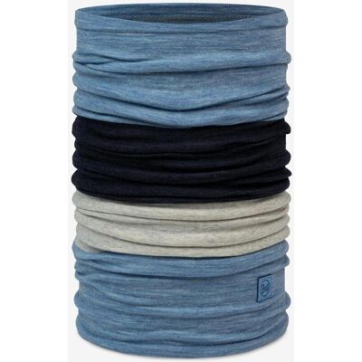 Buff Block Merino Move bleu - Publicité Buff Block Merino Move bleu - Publicité