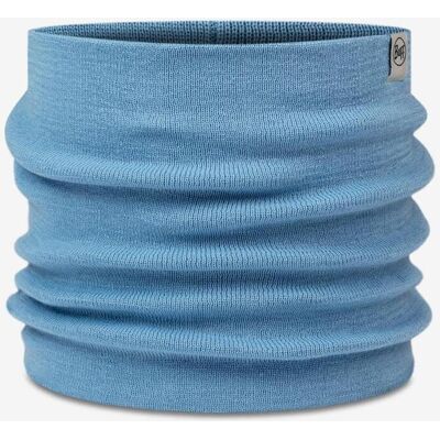 Buff tricoté Lilon bleu clair - Publicité Buff tricoté Lilon bleu clair - Publicité