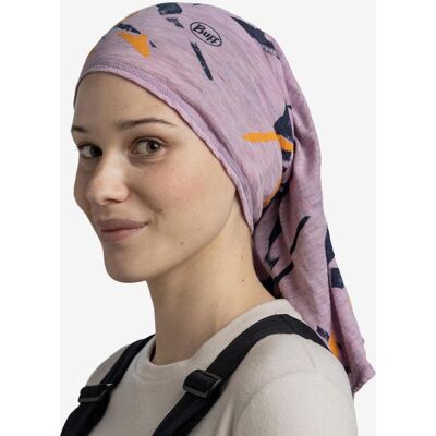 Buff Merino Lightweight Imprimés lilas - Publicité Buff Merino Lightweight Imprimés lilas - Publicité