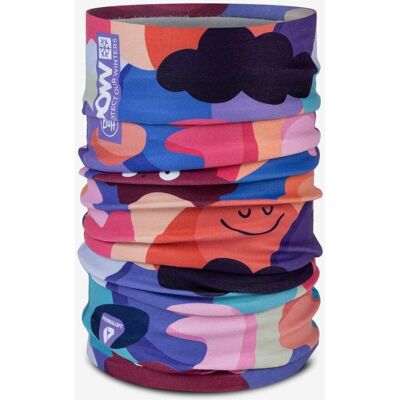Buff Pow Afy Multi rouge lilas enfant - Publicité Buff Pow Afy Multi rouge lilas enfant - Publicité