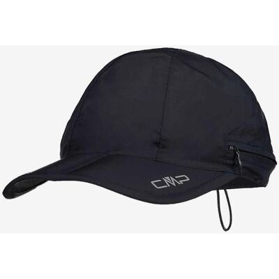 Casquette CMP de style safari noir bleu foncé pour femme. Publicité Casquette CMP de style safari noir bleu foncé pour femme. Publicité