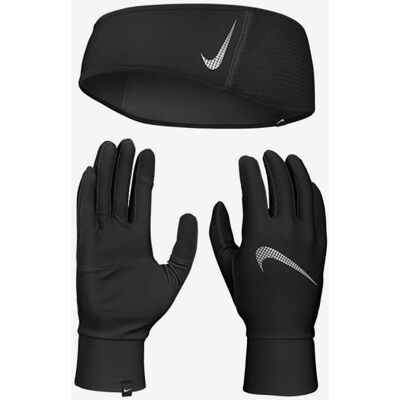 Ensemble bandeau et gants Nike Essential Running noir femme - XS-S - Publicité Ensemble bandeau et gants Nike Essential Running noir femme - XS-S - Publicité