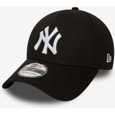 Casquette New Era 39THIRTY League Basic New York Yankees noir blanc - S-M - Publicité Casquette New Era 39THIRTY League Basic New York Yankees noir blanc - S-M - Publicité