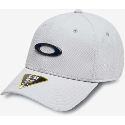 Casquette Oakley Tincan gris clair logo noir - S-M - Publicité Casquette Oakley Tincan gris clair logo noir - S-M - Publicité