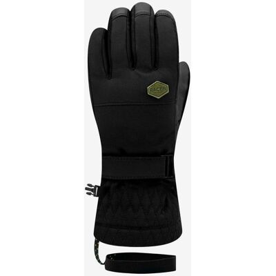 Gants Racer Gely 7 noir jaune femme - 9 - Publicité Gants Racer Gely 7 noir jaune femme - 9 - Publicité
