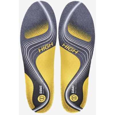 Semelles Sidas 3FEET Activ High jaune gris - XXL - Publicité Semelles Sidas 3FEET Activ High jaune gris - XXL - Publicité