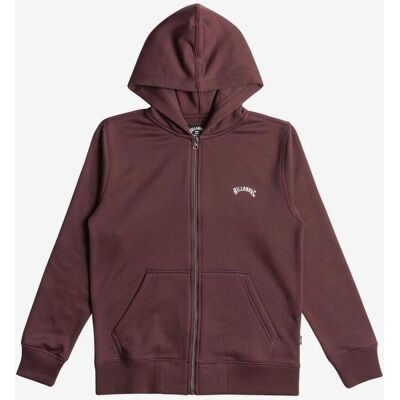 Sweatshirt à capuche Billabong Arch Full Zip rouge foncé enfant - L - Publicité Sweatshirt à capuche Billabong Arch Full Zip rouge foncé enfant - L - Publicité