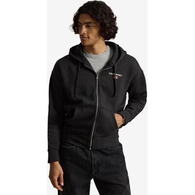 Sweat à capuche Ralph Lauren Relaxed Fit Polo Sport Full Zip noir - S - Publicité Sweat à capuche Ralph Lauren Relaxed Fit Polo Sport Full Zip noir - S - Publicité
