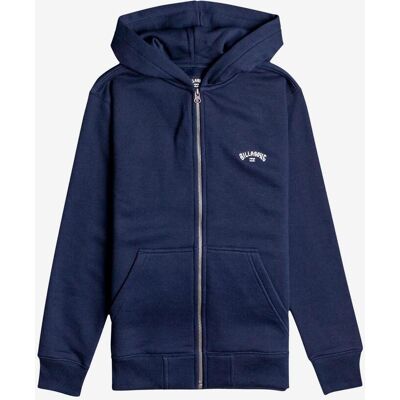 Sweatshirt à capuche Billabong Arch Full Zip bleu foncé blanc enfant - M - Publicité Sweatshirt à capuche Billabong Arch Full Zip bleu foncé blanc enfant - M - Publicité