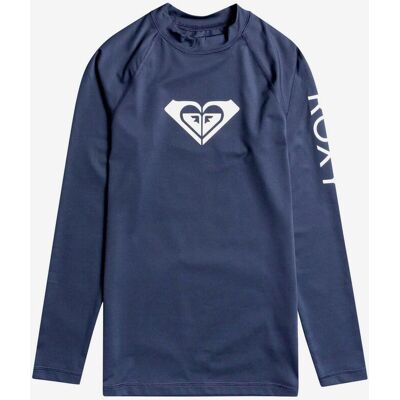 T-shirt Roxy Whole Hearted manche longue bleu blanc femme - XL - Publicité T-shirt Roxy Whole Hearted manche longue bleu blanc femme - XL - Publicité