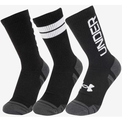 Chaussettes Under Armour Performance Tech noir gris foncé (3 paires) - M - Publicité Chaussettes Under Armour Performance Tech noir gris foncé (3 paires) - M - Publicité