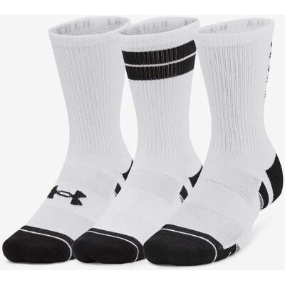 Chaussettes Under Armour Performance Tech blanc pur noir (3 paires) - L - Publicité Chaussettes Under Armour Performance Tech blanc pur noir (3 paires) - L - Publicité