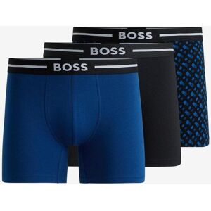 Boxer BOSS Bold Print bleu marine noir (lot de 3) - M - Publicité Boxer BOSS Bold Print bleu marine noir (lot de 3) - M - Publicité