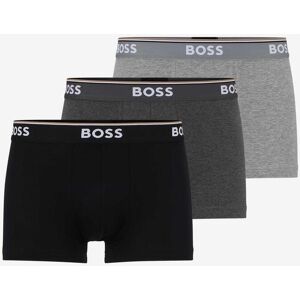 Boxer BOSS Power Logo noir gris foncé gris clair (3 unités) - L - Publicité Boxer BOSS Power Logo noir gris foncé gris clair (3 unités) - L - Publicité