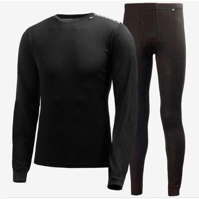 Tee-shirt et pantalon Helly Hansen HH Comfort Dry noir - S - Publicité Tee-shirt et pantalon Helly Hansen HH Comfort Dry noir - S - Publicité