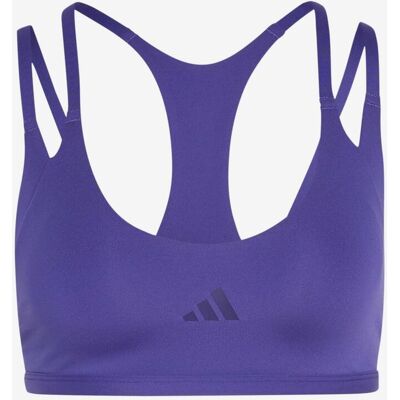 Brassière adidas Optimé Workout Strappy Light Support violet - S - Publicité Brassière adidas Optimé Workout Strappy Light Support violet - S - Publicité