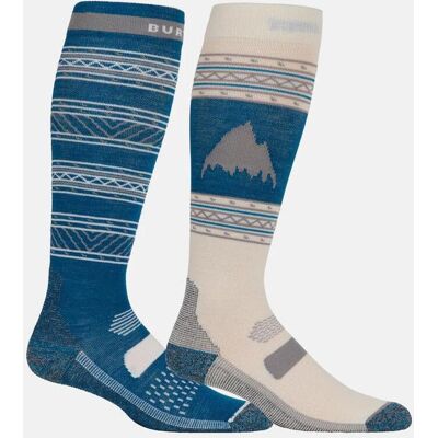 Chaussettes Burton Performance Lightweight bleu blanc 2 paires - S - Publicité Chaussettes Burton Performance Lightweight bleu blanc 2 paires - S - Publicité