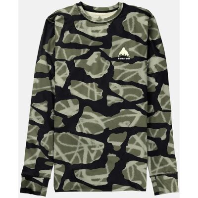 T-shirt thermique Burton Lightweight X à manches longues vert kaki - M - Publicité T-shirt thermique Burton Lightweight X à manches longues vert kaki - M - Publicité