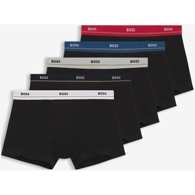 Boxer BOSS Essential noir blanc rouge (5 unités) - S - Publicité Boxer BOSS Essential noir blanc rouge (5 unités) - S - Publicité