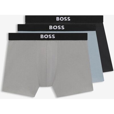 Boxer BOSS One gris bleu noir (3 unités) - XL - Publicité Boxer BOSS One gris bleu noir (3 unités) - XL - Publicité