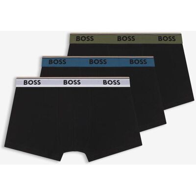 Boxer BOSS Trunk Power noir blanc bleu (3 unités) - M - Publicité Boxer BOSS Trunk Power noir blanc bleu (3 unités) - M - Publicité