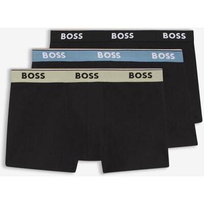Boxer BOSS Trunk Power noir beige bleu (3 unités) - S - Publicité Boxer BOSS Trunk Power noir beige bleu (3 unités) - S - Publicité