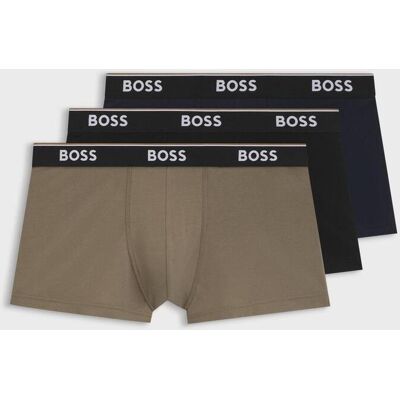 Boxer BOSS Trunk Power noir kaki bleu foncé (3 unités) - L - Publicité Boxer BOSS Trunk Power noir kaki bleu foncé (3 unités) - L - Publicité
