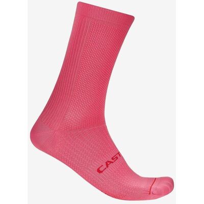 Chaussettes Castelli Espresso 18 rose fuchsia - XXL - Publicité Chaussettes Castelli Espresso 18 rose fuchsia - XXL - Publicité