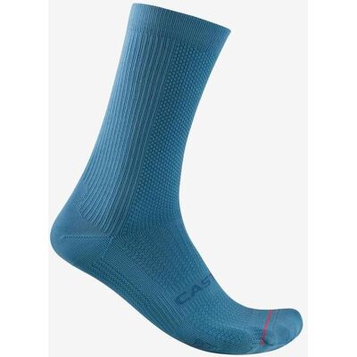 Chaussettes Castelli Espresso 18 bleu ciel - XXL - Publicité Chaussettes Castelli Espresso 18 bleu ciel - XXL - Publicité
