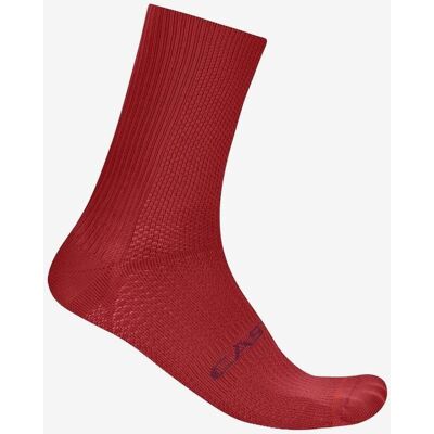 Chaussettes Castelli Espresso 18 rouge bordeaux - XXL - Publicité Chaussettes Castelli Espresso 18 rouge bordeaux - XXL - Publicité