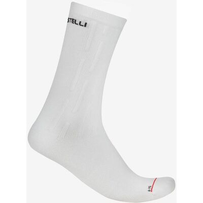 Chaussettes Castelli Aero Race Pro 20 Rosso Corsa blanc - XXL - Publicité Chaussettes Castelli Aero Race Pro 20 Rosso Corsa blanc - XXL - Publicité