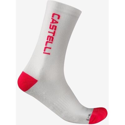 Chaussettes Thermiques 20 Castelli Sweetspot blanc rouge - XXL - Publicité Chaussettes Thermiques 20 Castelli Sweetspot blanc rouge - XXL - Publicité