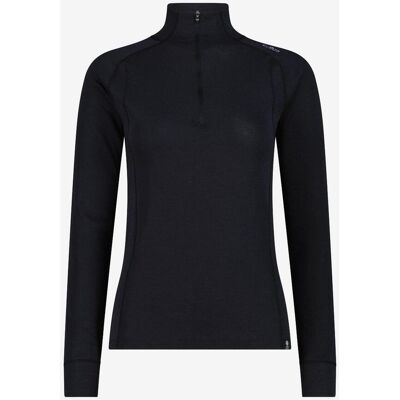 T-shirt intérieure CMP Unlimitech Performance Merino demi-zip manches longues noir femme - XS - Publicité T-shirt intérieure CMP Unlimitech Performance Merino demi-zip manches longues noir femme - XS - Publicité