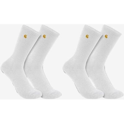 Chaussettes Carhartt Midweight Crew blanc 2 paires - L - Publicité Chaussettes Carhartt Midweight Crew blanc 2 paires - L - Publicité