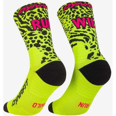 Chaussettes Dynafit Run Wild Crew jaune ultra - 43-46 - Publicité Chaussettes Dynafit Run Wild Crew jaune ultra - 43-46 - Publicité