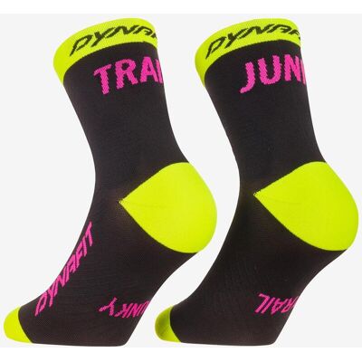 Chaussettes Dynafit Trail Mid noir jaune ultra - 43-46 - Publicité Chaussettes Dynafit Trail Mid noir jaune ultra - 43-46 - Publicité