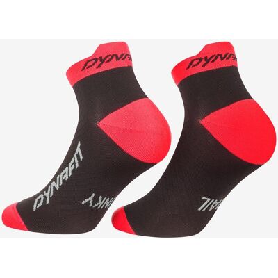 Chaussettes Dynafit Trail Quarter noir rouge vif - 39-42 - Publicité Chaussettes Dynafit Trail Quarter noir rouge vif - 39-42 - Publicité