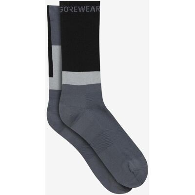 Gore Wear Chaussettes GOREWEAR Essential Block gris noir - 47-49 - Publicité Gore Wear Chaussettes GOREWEAR Essential Block gris noir - 47-49 - Publicité