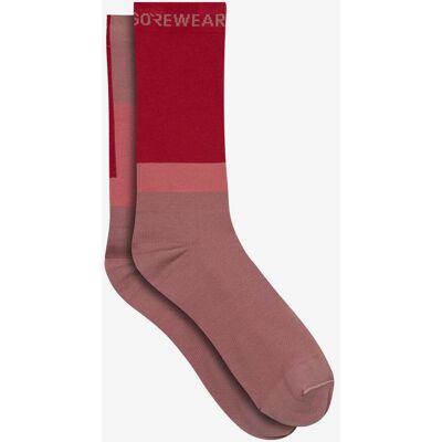 Gore Wear Chaussettes GOREWEAR Essential Block rose rouge - 44-46 - Publicité Gore Wear Chaussettes GOREWEAR Essential Block rose rouge - 44-46 - Publicité