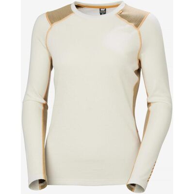 T-shirt technique Helly Hansen Lifa Merino Midweight Crew beige crème orange femme - S - Publicité T-shirt technique Helly Hansen Lifa Merino Midweight Crew beige crème orange femme - S - Publicité