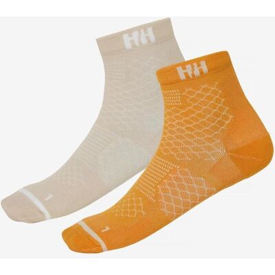 Chaussettes Helly Hansen Trail blanc orange (2 paires) - 39-41 - Publicité Chaussettes Helly Hansen Trail blanc orange (2 paires) - 39-41 - Publicité