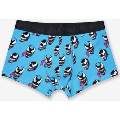 Boxer Happy Socks x MARVEL court Venom bleu noir rose (1 unité) - S - Publicité Boxer Happy Socks x MARVEL court Venom bleu noir rose (1 unité) - S - Publicité