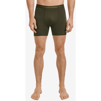 Boxer Icebreaker 150 Anatomica vert olive - M - Publicité Boxer Icebreaker 150 Anatomica vert olive - M - Publicité